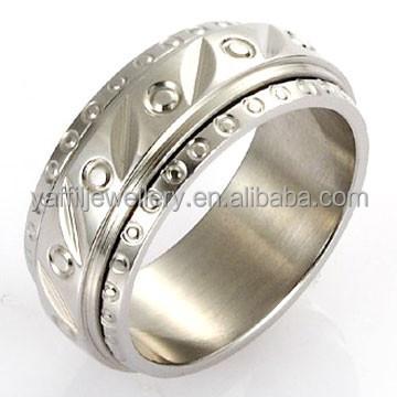 China 25 Year Anniversary Ring Stainless Steel Promotional Gift For Couples for sale