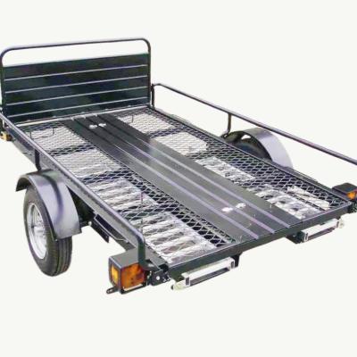 China Car Trailer Display Racks Small Motorcycle Folding Trailer For Harley Motorbike for sale