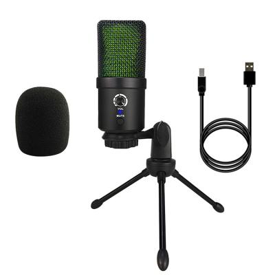 China Professional USB Microphones U780 RGB Game Recording USB Studio Desktop Podcast Condenser Microphone with Stand for sale