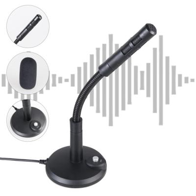 China Hot Selling Cheap Desktop Microphone Compact and Lightweight Laptop USB Computer Table Gooseneck Microphone for Recording for sale