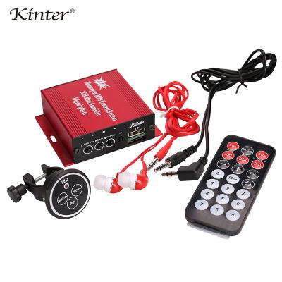 China Kinter A7 Mini USB Amplifier Audio MP3 Player With FM Radio TF USB Input For Motorcycle Car for sale