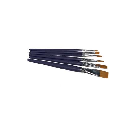 China High Quality Synthetic Nylon Hair Oil Painting Acrylic Watercolor Paint Brush for sale