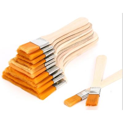 China Gold Nylon Artist Paint Brushes Set High Quality Acrylic Oil Paint Multi Sizes Gouache Watercolor Hair For Gouache Painting for sale