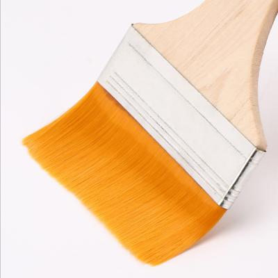 China High Quality Acrylic Watercolor Gouache Oil Paint Birch Wood Handle Hair Artist Paint Brushes For Gouache Gold Nylon Paint for sale