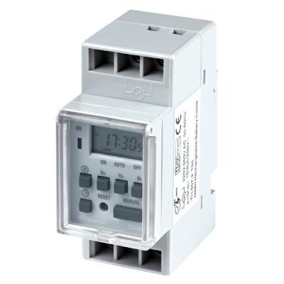 China Instalación fácil actual electrónica programable 230V del enchufe 16A del contador de tiempo en venta