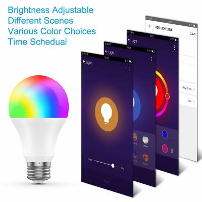 Cina Telecomando RGB/lampadina bianca di Wifi LED controllo dello Smart Phone da 800 lumi in vendita