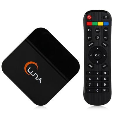 Cina ROM spagnola nera della scatola 4K Android 5,1 1GB DDR3 RAM 8GB di Luna IPTV in vendita