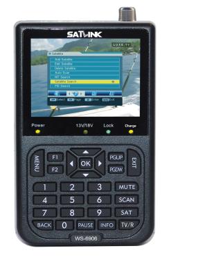 China Original 3.5 Inch WS 6906 Satellite Finder DVB-S High Definition for sale