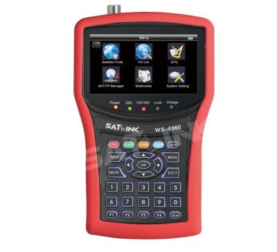 China HD 6960 Satellite Signal Finder Meter With 4.3 Inch  LCD Screen High Definition for sale