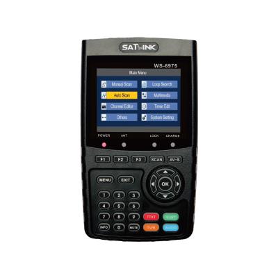 China WS 6975 Satlink Digital Satellite Finder 3.5 Inch High Definition TFT LCD Display Meter for sale