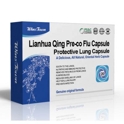 China Lianhua Qing Pre-Co Lianhua Lianhua Lung Detox Tea Lianhua Natural Lung Health Herbal Health Capsule Jiaonang Flu Cleansing Capsule for sale