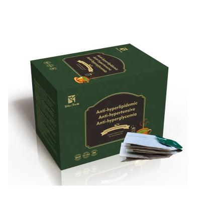 China Tea tea in bags of balance of hyperglycemia three natural hyperlipidemic hypertensive of herbal tea 100% 3in1 anti anti anti high for sale