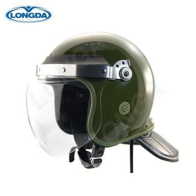 China Best Selling High Quality Anti Fog Proof Army Green Fashion Polycarbonate Water Proof And Riot Helmet for sale