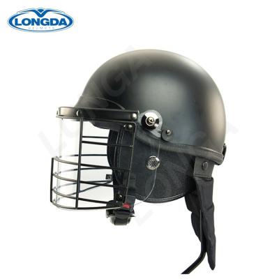 China Water Proof and Fog Proof High Anti-Impact Military Self-Defense Protect Tactical Control Police Riot Helmet with Steel Face Guard for sale