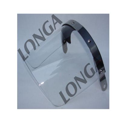 China Outdoor Hardening Anti Riot Police Helmet Hardening High Impact Visor for sale