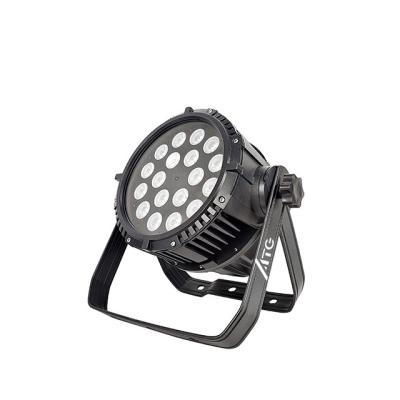 China RGBW Disco LED Par Can Stage Waterproof Lights 18*10W With Long Working Time for sale