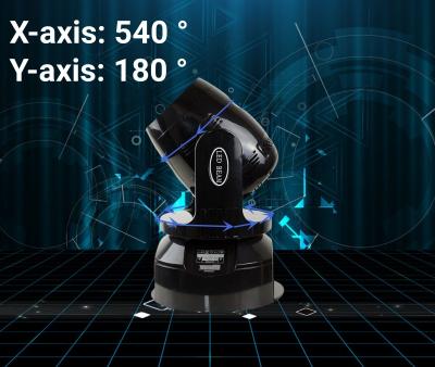 China Advanced DMX512 Control Mini Moving Head Light 100W for Church DJ Party Wedding Bars KTV for sale