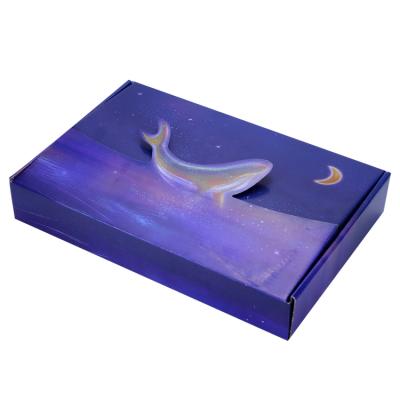 China New handmade three-dimensional paper box clamshell birthday gift packaging box for sale