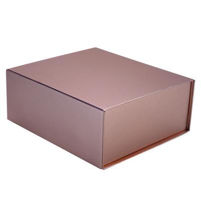 China Handmade Large Large Custom Luxury Closure Foldable Paper Gift Box Foldable Packaging Cardboard Folding Gift Box Wholesale for sale