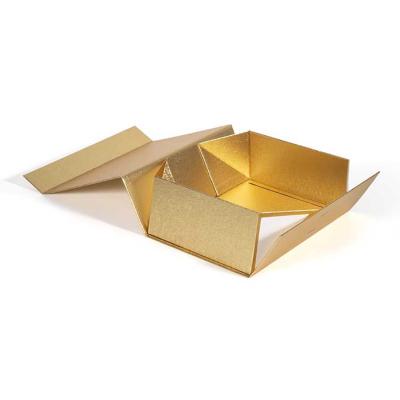 China Recyclable Custom Printed Cardboard Folding Luxury Paper Boxes Design Your Logo Packaging Gold Magnetic Gift Box for sale