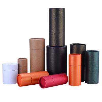 China Handmade Custom Printed Creative Round Paper Tube Packaging For Food Tea Packaging for sale