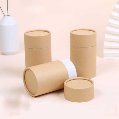 China Handmade Custom Design Cylinder Paper Cardboard Tea Packing Perfume Bottle Luxury Paper Tube Packaging for sale