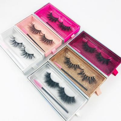 China Hair Logo Printed Customized Logo Glitter Lashes Box With Low MOQ Seller Eyelash Packaging Box for sale