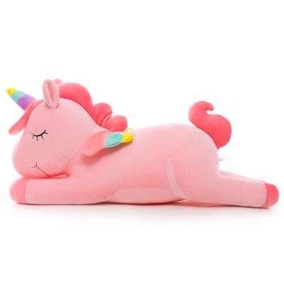 China Wholesale Kids Gift Pink Unicorn Kawaii Stuffed Animal Plush Toy Cute Soft Unicorn Plush Toy Pillow Doll 11.8 inch animal for sale