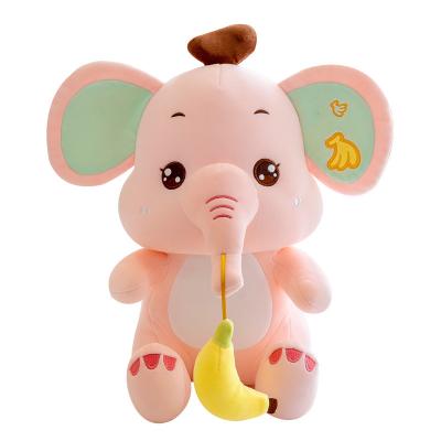 China Kids Gift 25 35 45 cm Small Plush Elephant Toy Baby Elephant Toy Soft Stuffed Soft Toy Custom Made for sale