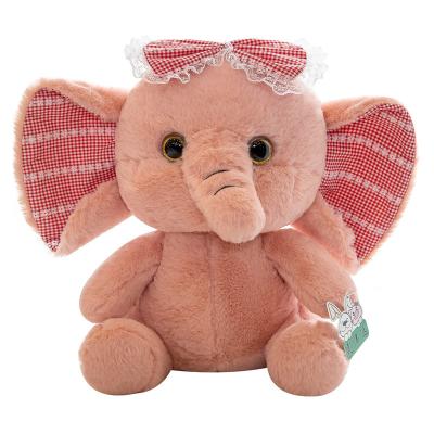 China Custom Elephant Toy Mini Plush Toy Children Soft Stuffed Toy 25 35 48 cm With Big Ears for sale