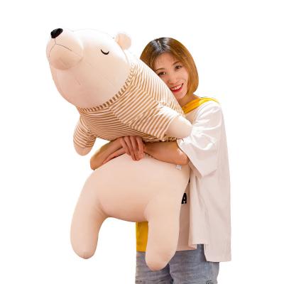 China In T-shirt 35cm 55cm 70cm 90cm 105cm Customized Size Stuffed Plush Sea Animal Stuffed White Bear With T-shirt for sale