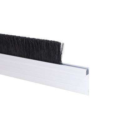 China New Arrival Customization Black Nylon Strip Brush Cleanging Aluminum Alloy Base Sealing Strip Brush Industrial Brush for sale