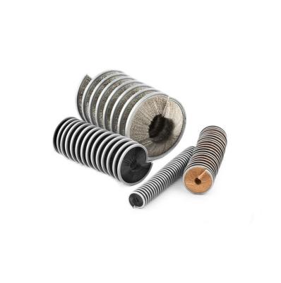 China Steel Wire Brush Roller Rope Brush Rock Polishing Chip Brushes Cleaning Roller Spring Climbing Rope Brush with Steel or Nylon Bristle for sale