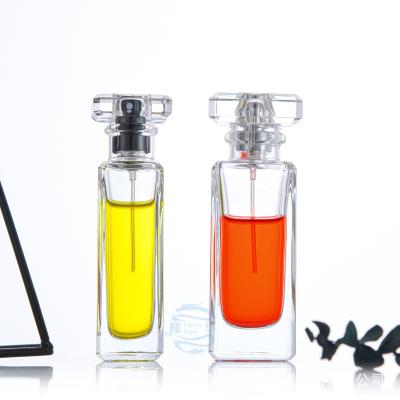 China Brew Home Perfume Bottle 55ml Perfume Glass Cosmetic Square Spray Bottles for sale