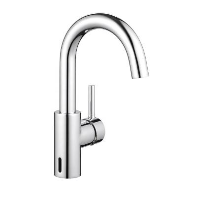 China Modern Simple CE cUPC Body Single Handle Hole Brass Chrome Plated Bathroom Basin Faucets Water Tap for sale