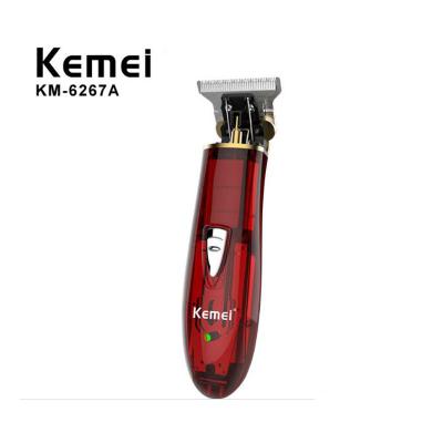 China KM-6267A Kemei KM-6267A Kemei KM-6267A Rechargeable Hair Trimmer Machine Professional Hair Clipper for sale