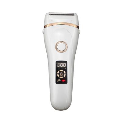 China Lady Shaver LCD Electric Portable Women Safety USB Facial Hair Epilator Remover Multi Functional Hair Trimmer for sale