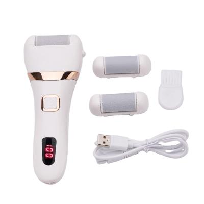 China 50 Minutes LCD Display USB Rechargeable Professional Electric Hard Skin Foot File Shaver Machine Vacuum Callus Remover for sale