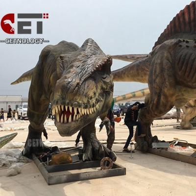 China Silicone China High Simulation Huge Animatronic Dinosaur Robot In Jurassic Park for sale