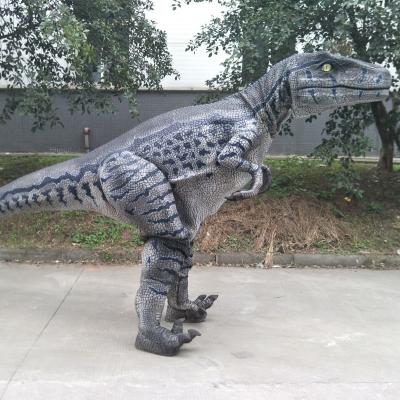 China CET high simulation waterproof handmade Velociraptor dinosaur costume workmanship for parade, stage show for sale