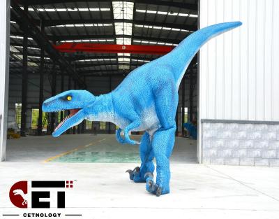 China Waterproof Most Popular Realistic Adult Artificial Dinosaur Costume Hidden Legs Dinosaur Equipment For Sale for sale