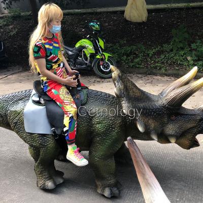 China Waterproof Amusement Park Rides Equipment Dinosaur Electric Ride On Walking Ride For Sale for sale