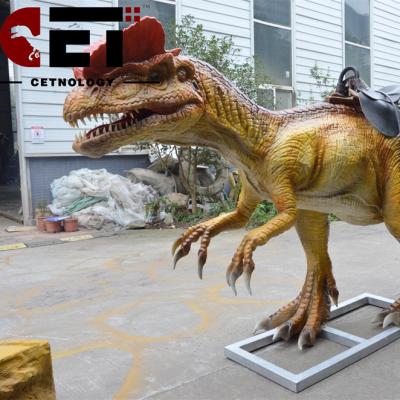 China Waterproof Most Popular Amusement Park Animated Dilophosaurus Ride Animatronic Dinosaur Ride On for sale