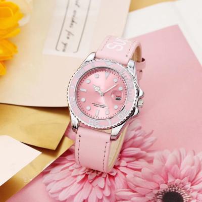 China Automatic date 2022 luxury brand new ladies quartz watch casual business women mujer wristwatch for sale