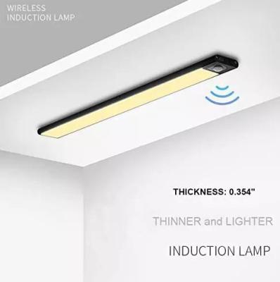 China Top Selling Modern Wireless Motion LED Light Slim Rechargeable Ultras USB LED Cabinet Under Secondary Transmission Sensor Light for sale