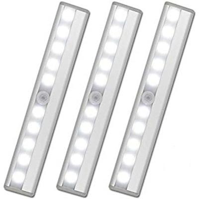 China Modern Hot Popular Battery Operated Stick On Anywhere Wardrobe Bed Lamp Led Motion Sensor Light For Sideboard for sale