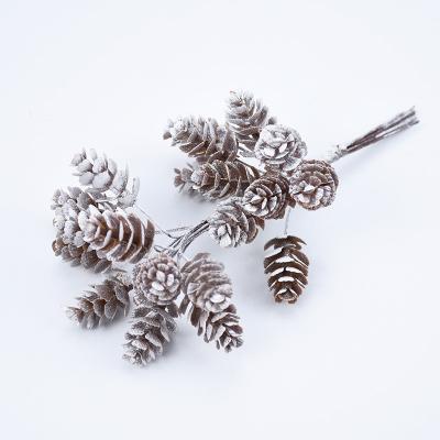 China Modern Artificial Decorative Gifts Diy Modern Artificial Decorative Gifts Home Decor Pine Plants Cone Flower Garlands Christmas Flower Handmade Pompom for sale