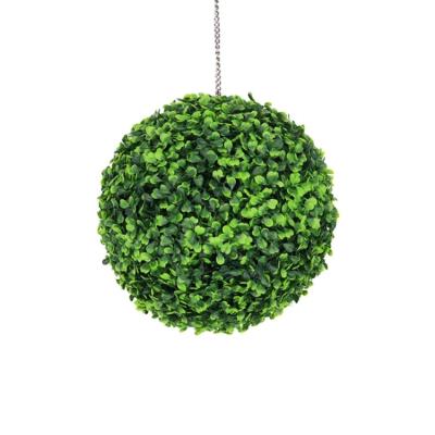 China Direct Decorative Faux Foliage Plant Balls Artificial Boxwood Plant Ball Hanging Topiary Ball Eco-friendly Materials For Indoor Outdoor Decoration for sale