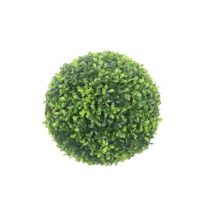 China High Quality Eco-friendly Faux Topiary Balls Artificial Preserved Plastic Boxwood Grass Ball Hanging Plant For Garden Decoration for sale