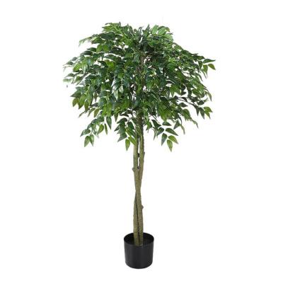 China High Simulation Faux Banyan Tree Greenery Artificial Ficus Bonsai Trees Wholesale Indoor Outdoor Decoration Plants Trees For Garden Wedding for sale